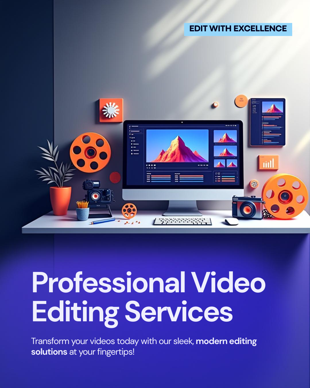 Instagram Post - Edit with Excellence